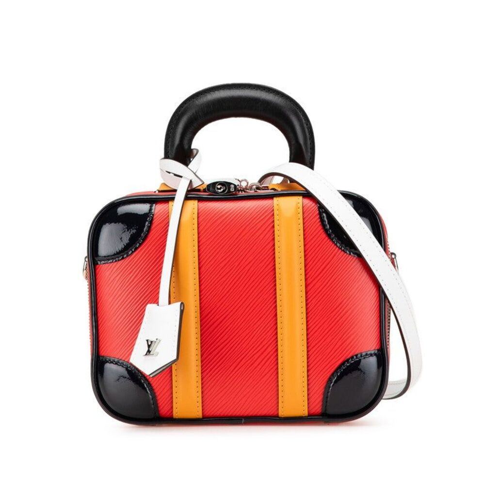 LOUIS VUITTON Epi Valisette BB 2way Bag Red Black M55524
